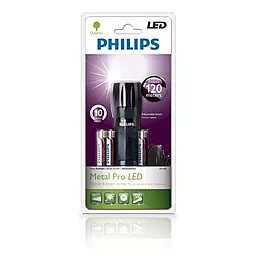 Фонарик аккумуляторный Philips Metal LED SFL4500/10 3W - фото Фонарик аккумуляторный Philips Metal LED SFL4500/10 3W