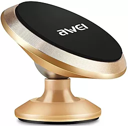 Держатель магнитный Awei X6 Gold - фото Держатель магнитный Awei X6 Gold