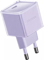 Сетевое зарядное устройство McDodo 20W GaN PD USB-C purple (CH-3773) - фото Сетевое зарядное устройство McDodo 20W GaN PD USB-C purple (CH-3773)