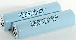 Акумулятор LG 18650 (3450mAh) 1шт Cyan (LGDBM361865) 3.6 V