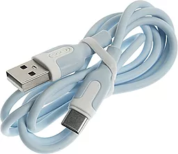 Кабель XO NB212 USB-A - Type-C 10.5w 1м cable Blue - миниатюра 2 Кабель XO NB212 USB-A - Type-C 10.5w 1м cable Blue - миниатюра 2