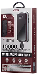 Повербанк Remax Tangee Wireless RPP-105 10000 mAh Red - миниатюра 2