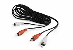 Аудио кабель Cablexpert 2xRCA M/M Cable 15 м чёрный  (CCA-2R2R-15M)