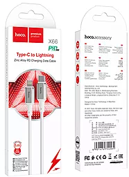 Кабель Hoco X66 Howdy USB Type-C - Lightning 20w 3a 1м PD сable White - миниатюра 6 Кабель Hoco X66 Howdy USB Type-C - Lightning 20w 3a 1м PD сable White - миниатюра 6