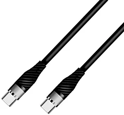 USB PD Кабель Walker C735 65W USB Type-C - Type-C Cable black - мініатюра 2