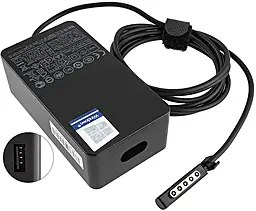 Блок питания для ноутбука Microsoft 12V, 3.6A, 45W, 5pin, (Surface Pro, Pro 2 RT) Original - фото Блок питания для ноутбука Microsoft 12V, 3.6A, 45W, 5pin, (Surface Pro, Pro 2 RT) Original