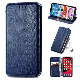 Чехол GETMAN Cubic (PU) для Xiaomi Redmi Note 11 / Note 11S Синий - миниатюра 2 Чехол GETMAN Cubic (PU) для Xiaomi Redmi Note 11 / Note 11S Синий - миниатюра 2