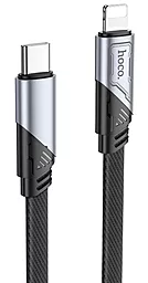 USB PD Кабель Hoco U119 Machine 27w 3a 1.2m USB Type-C - Lightning cable black