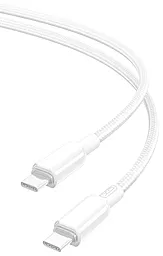 Кабель XO NB-Q250B USB Type-C - Type-C 60w 3a 1м PD cable White - миниатюра 2 Кабель XO NB-Q250B USB Type-C - Type-C 60w 3a 1м PD cable White - миниатюра 2