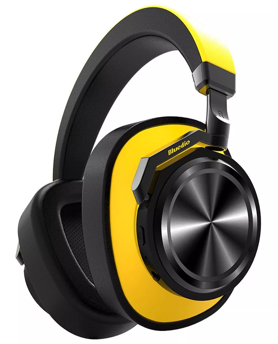 Наушники Bluedio T6 Yellow - фото 1
