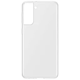 Чехол Silicone Case WS для Samsung Galaxy S21 (G991) Transparent