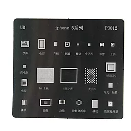 BGA трафарет (для реболлинга) (PRC) P3012 20 в 1 для Apple iPhone 5 - фото BGA трафарет (для реболлинга) (PRC) P3012 20 в 1 для Apple iPhone 5