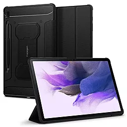 Чехол для планшета Spigen Rugged Armor Pro для Samsung Galaxy Tab S7 FE (12.4") T730, T736B Black (ACS03007) - фото Чехол для планшета Spigen Rugged Armor Pro для Samsung Galaxy Tab S7 FE (12.4") T730, T736B Black (ACS03007)