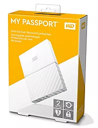 Зовнішній жорсткий диск Western Digital My Passport (Thin) 2TB 2.5 USB 3.0 (WDBS4B0020BWT-WESN) White - мініатюра 4
