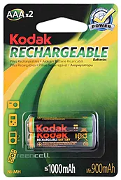 Аккумулятор Kodak AAA (R03) 1000mAh (6410550) 2шт