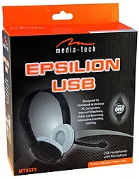 Навушники Media-Tech Epsilion Black/White - мініатюра 6