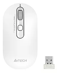 Компьютерная мышка A4Tech Fstyler USB 2000dpi (FG20) White - фото Компьютерная мышка A4Tech Fstyler USB 2000dpi (FG20) White