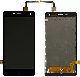Дисплей ZTE Blade L3 с тачскрином, Black - фото Дисплей ZTE Blade L3 с тачскрином, Black