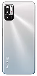 Задняя крышка корпуса Xiaomi Redmi Note 10T со стеклом камеры, Original Chromium White - фото Задняя крышка корпуса Xiaomi Redmi Note 10T со стеклом камеры, Original Chromium White