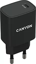 Сетевое зарядное устройство Canyon 20w PD USB-C home charger black (CNE-CHA20B02) - фото Сетевое зарядное устройство Canyon 20w PD USB-C home charger black (CNE-CHA20B02)