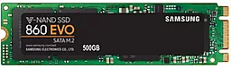 Накопичувач SSD Samsung 860 EVO 500 GB M.2 2280 SATA 3 (MZ-N6E500BW)