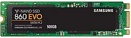 SSD Накопитель Samsung 860 EVO 500 GB M.2 2280 SATA 3 (MZ-N6E500BW) - фото SSD Накопитель Samsung 860 EVO 500 GB M.2 2280 SATA 3 (MZ-N6E500BW)