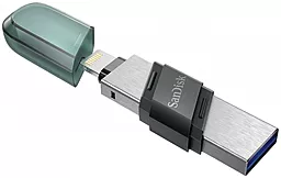 Флешка SanDisk iXpand Flip 64 GB USB 3.1 + Lightning (SDIX90N-064G-GN6NN) Silver - миниатюра 4