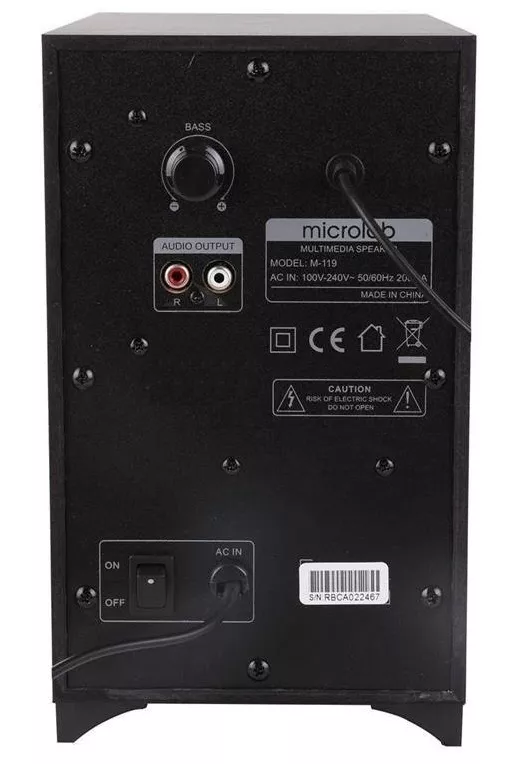 Колонки акустические Microlab M-119 Black - фото 4