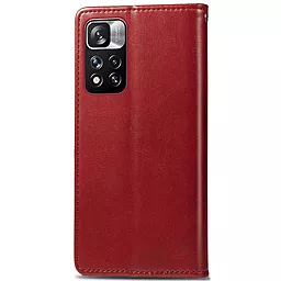 Чехол GETMAN Gallant (PU) для Xiaomi Redmi Note 11 Pro, Note 11 Pro 5G Красный - миниатюра 2