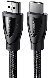 Відеокабель HD140 HDMI v2.1 8k 60hz 1m black (80401) Ugreen - фото Відеокабель HD140 HDMI v2.1 8k 60hz 1m black (80401) Ugreen