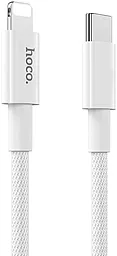 Кабель Hoco X56 New Original USB Type-C - Lightning 20w 3a 1м PD сable White - фото Кабель Hoco X56 New Original USB Type-C - Lightning 20w 3a 1м PD сable White