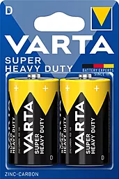 Батарейки Varta D Super Heavy Duty Zinc Carbon BL 2шт. 1.5 V