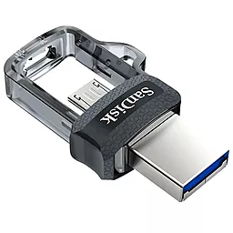 Флешка SanDisk 128GB Ultra Dual Black USB 3.0 OTG (SDDD3-128G-G46) - мініатюра 5