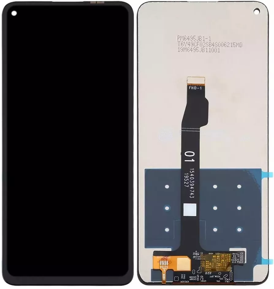 Дисплей Huawei P40 Lite 5G, Nova 7 SE, Honor 30S (CDY-NX9A, CDY-AN90, CDY-AN00, CDY-NX9B) з тачскріном, Black - фото 1