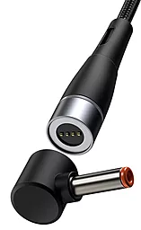 USB Кабель Baseus Zinc Type-C to DC Round Port Magnetic Cable 100W 2м Black - мініатюра 3