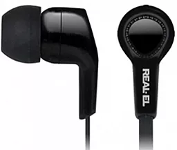 Наушники REAL-EL Z-1009 Black - фото Наушники REAL-EL Z-1009 Black