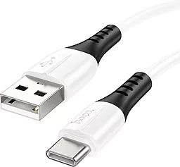 USB Кабель Hoco X82 Silicone USB Type-C Cable White - мініатюра 2