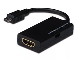 Видео переходник (адаптер) Digitus USB microB > HDMI MHL (M/ F) (AK-300305-002-S)