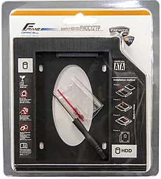 Переходник Frime для установки 2.5" SSD/HDD 12.7мм Black (FHDC127P)