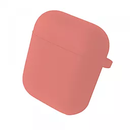 Силиконовый чехол NICHOSI для AirPods 1/2 microfiber Pink