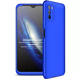 Чехол LikGus GKK 360 градусов для Xiaomi Poco M3 Синий