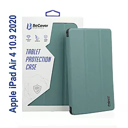 Чохол для планшету BeCover Soft Edge з кріпленням Apple Pencil для Apple iPad Air 10.9" 2020, 2022, iPad Pro 11" 2018  Dark Green (706818)