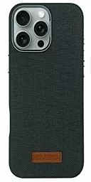 Чехол Santa Barbara Polo and Racquet Club Leonard Leather Case для Apple iPhone 16 Pro  Grey