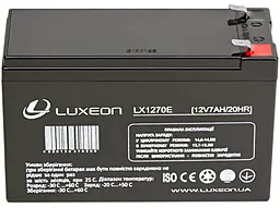 Аккумуляторная батарея Luxeon 12V 7Ah (LX1270E)