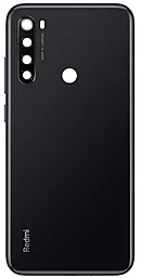 Задняя крышка корпуса Xiaomi Redmi Note 8 / Redmi Note 8 2021 со стеклом камеры, Original Black