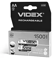 Аккумулятор Videx AA (R6) 1500mAh 2шт - фото Аккумулятор Videx AA (R6) 1500mAh 2шт