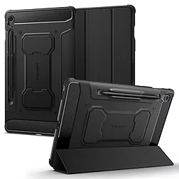 Чехол для планшета Spigen Rugged Armor Pro для Samsung Galaxy Tab S9 FE (10.9") Black (ACS06857) - фото Чехол для планшета Spigen Rugged Armor Pro для Samsung Galaxy Tab S9 FE (10.9") Black (ACS06857)