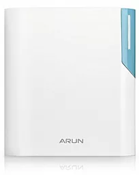 Повербанк Arun Y40 10400mA White/Blue - фото Повербанк Arun Y40 10400mA White/Blue
