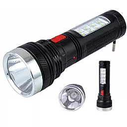 Фонарик аккумуляторный Yajia Luxury 228T 1W+8SMD - миниатюра 2 Фонарик аккумуляторный Yajia Luxury 228T 1W+8SMD - миниатюра 2