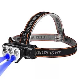 Налобный фонарик Bailong Police SQ-815-2-3LM+2LED (blue) (аккумуляторный) - фото Налобный фонарик Bailong Police SQ-815-2-3LM+2LED (blue) (аккумуляторный)